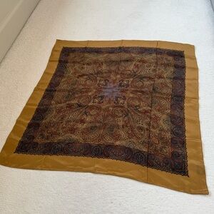 Vintage Tie Rack Silk Scarf